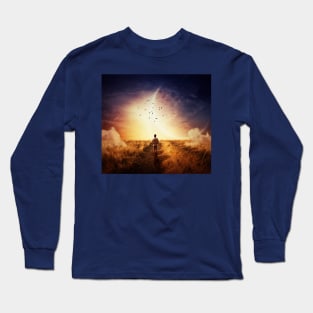 boy's cosmic walk Long Sleeve T-Shirt